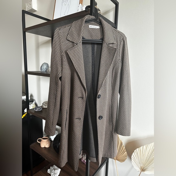 Anthropologie | Avec Les Filles Houndstooth Coat - Picture 1 of 5